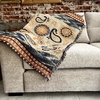 Manta para Sillon Boho Chic Mandarina 1.30 x 1.40 mt