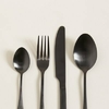 Set Cubiertos Portugal Negro Inox x 16 piezas - comprar online