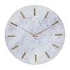 Reloj de Pared Mármol y Metal Diseño Elegante 39 cm Dorado