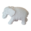 Elefante Natural Chico Yeso 25 cm