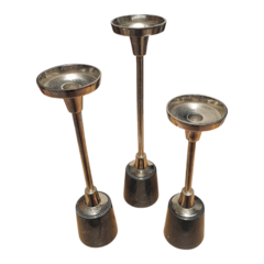 Candelabros de Metal y Mármol con Base Antideslizante - comprar online