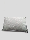 Almohadon ZigZag Tusor Verde 60 cm