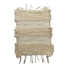 Alfombra tejida trama costado cama 60 cm - comprar online