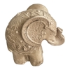 Elefante Yeso Beige Decorativo