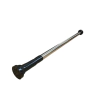 Barral de Baño Acero Inoxidable Negro Extensible 70-120