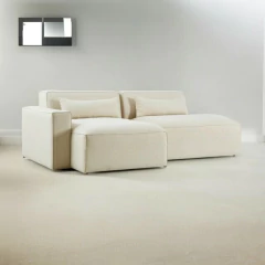 Sofa Angelo Tapizado en Panne Antimancha