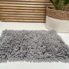 Alfombra De Baño Gris 35cm x 50cm