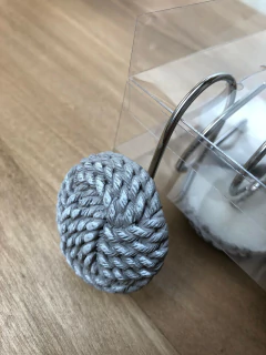 Ganchos de Baño Resina Gris - comprar online