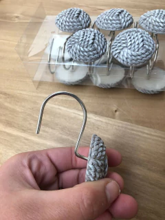 Ganchos de Baño Resina Gris en internet