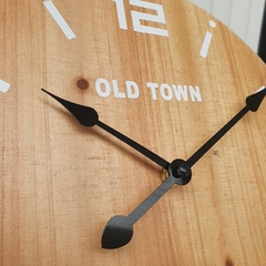 Imagen de Reloj De Pared Madera Estilo Rústico Vintage 30cm Old Town