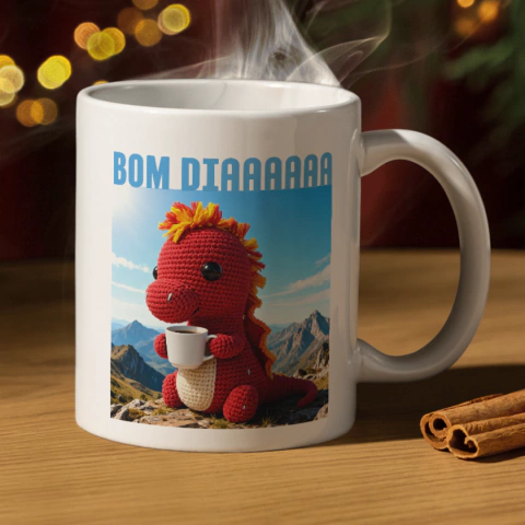 Caneca de cerâmica personalizada 325ml - loja online
