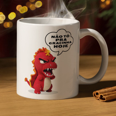 Caneca de cerâmica personalizada 325ml