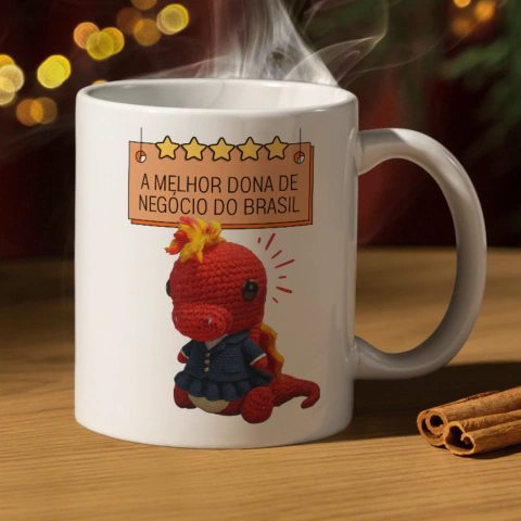Caneca de cerâmica personalizada 325ml