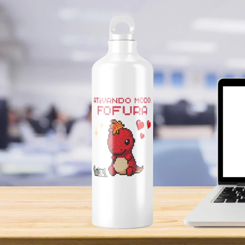 Squeeze garrafa de alumínio com tampa de mosquetão 600ml / 750ml na internet