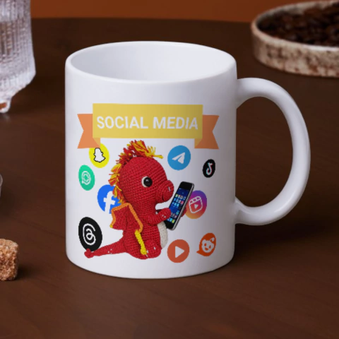 Caneca de cerâmica personalizada 325ml profissões - loja online