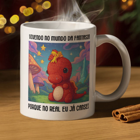 Caneca de cerâmica personalizada 325ml - comprar online