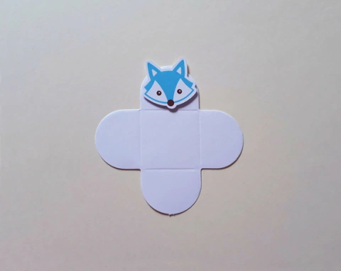 Forminha Raposinha Azul