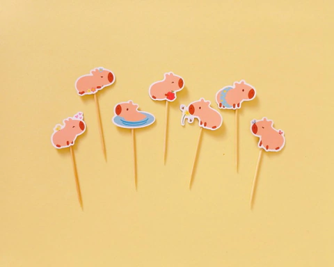 Mini Toppers Capivaras