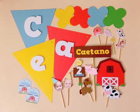 Kit Festa Fazendinha | Mini Festa