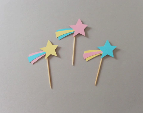 Mini Topper Estrelinhas Mágicas