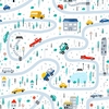 Tecido 111 - Carros Transportes