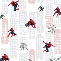 Tecido 12 - Homem Aranha Super Heróis