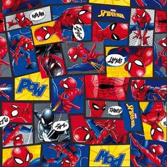Tecido 156 - Homem Aranha Super Heróis