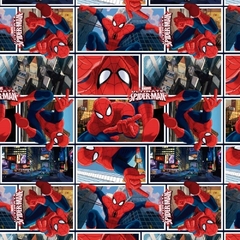 Tecido 163 - Homem Aranha Super Heróis