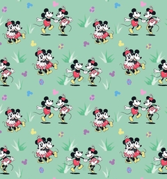 Tecido 206 - Mickey Minnie