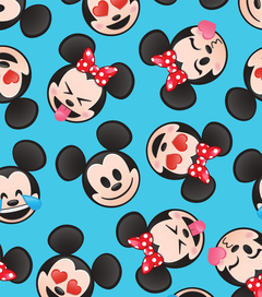 Tecido 212- Mickey Minnie