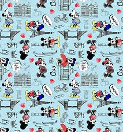 Tecido 213- Mickey Minnie
