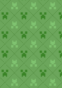 Tecido 247 - Minecraft