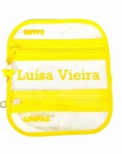 Porta Máscaras Duplo Amarelo