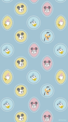 Tecido 280 - Mickey Minnie Donald