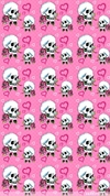 Tecido 290 - Caveira Rosa