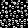 Tecido 291 - Caveira Preto