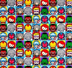 Tecido 30 - Super Heróis