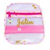 Porta Máscaras Duplo Florzinha com Zíper Pink