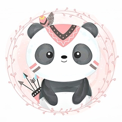 Tecido 40 - Panda Animais