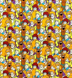 Tecido 62 - Scooby Doo