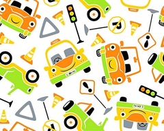 Tecido 76 - Carros Transporte