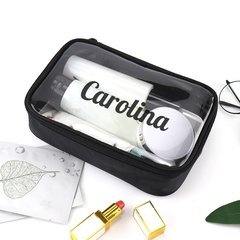 Organizador de Mala com Visor Transparente Personalizado com Nome - Coruja ou Corujinha