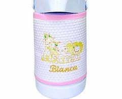 Capa para Garrafa Térmica 500ml Bordada Safari Menina - comprar online