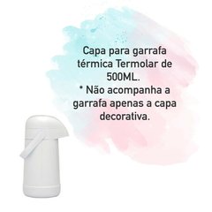 Capa para Garrafa Térmica 500ml Bordada Safari Menina na internet