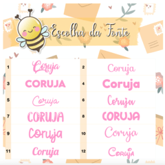 Nécessaire Transparente P, M ou G Personalizado com Nome