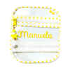 Porta Máscaras Duplo Corações Amarelo - comprar online
