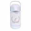 Capa para Garrafa Térmica 500ml Bordada Ramos Prateado