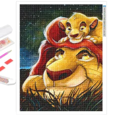 (3034) Pintura com Diamantes - Diy 5D Strass - Bambi - 30x40 cm - Mundo dos QCS