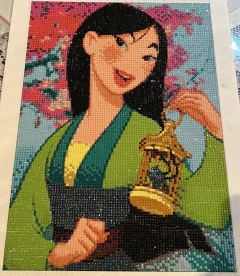 (2764) Pintura com Diamantes - Diy 5D Strass - Disney 6 - 40x30 cm - comprar online