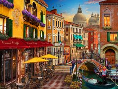 (1815) Canal Cafe Venice; David Maclean - 1500 peças - comprar online
